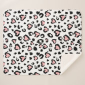 Leopard oder Jaguar nahtlose Muster, texturierte M Sherpadecke (Vorderseite (Horizontal))