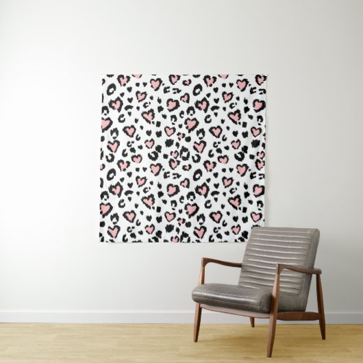 Leopard oder Jaguar nahtlose Muster, texturierte M Wandteppich (Beispiel)