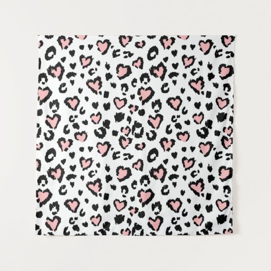 Leopard oder Jaguar nahtlose Muster, texturierte M Wandteppich (Vorderseite)