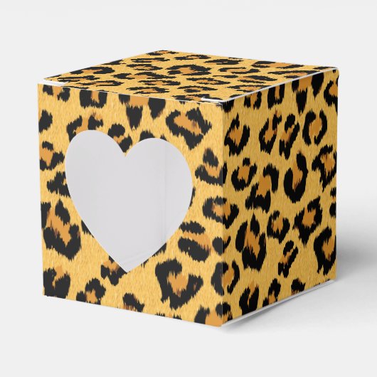 Leopard oder Jaguar Print Imitate für Mustermuster Geschenkschachtel (Vorderseite)