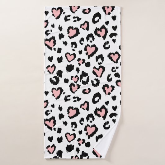 Leopard or jaguar seamless pattern, textured fashi badehandtuch (Badehandtuch)