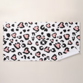 Leopard or jaguar seamless pattern, textured fashi badehandtuch (Badehandtuch)