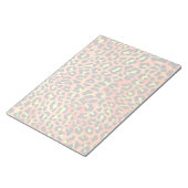 Leopard Orange und Gelb Notizblock (angewinkelt)