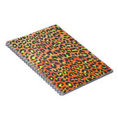 Leopard Orange und Gelb Notizblock (Rechte Seite)