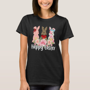 Leopard Osterfest Kaninchen Trio Niedlich Ostern W T-Shirt