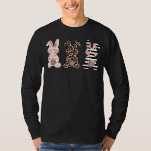 Leopard Ostern Kaninchen Trio Niedlich Ostern 2 T-Shirt