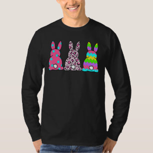 Leopard Ostern Kaninchen Trio Niedlich Ostern 5 T-Shirt
