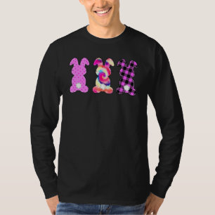 Leopard Ostern Kaninchen Trio Niedlich Ostern Tag T-Shirt