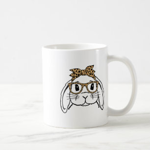 Leopard Ostertag Hase Gesicht Sonnenbrille Ostern Kaffeetasse