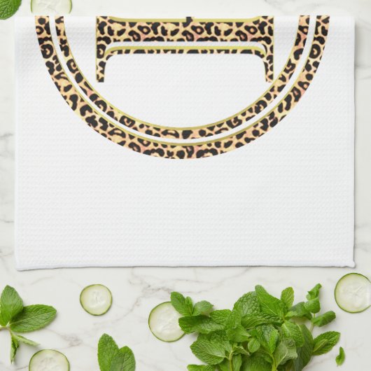 Leopard P Küchentuch (Gefaltet)