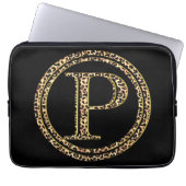 Leopard P Laptopschutzhülle (Vorderseite)