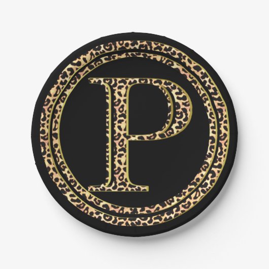 Leopard P Pappteller (Vorderseite)