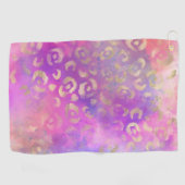 Leopard Paint Serie Design 11 Golfhandtuch (Horizontal)