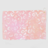 Leopard Paint Serie Design 1 Golfhandtuch (Horizontal)