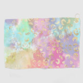 Leopard Paint Serie Design 2 Golfhandtuch (Horizontal)