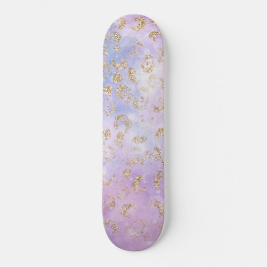 Leopard Paint Serie Design 3 Skateboard (Vorderseite)