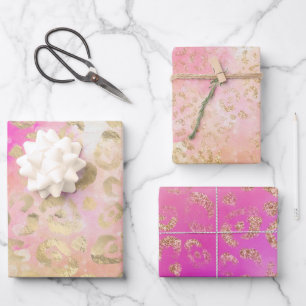Leopard Paint Serie Design 5   Geschenkpapier Set