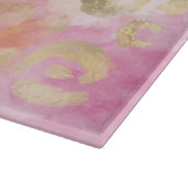 Leopard Paint Serie Design 5  Schneidebrett (Ecke)