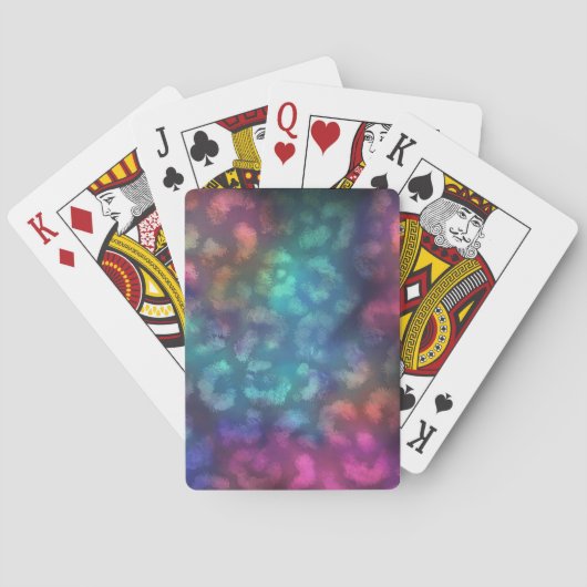 Leopard Paint Serie Design 6 Spielkarten (Rückseite)