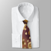 Leopard Paint Serie Design 7 Krawatte (Gebunden)
