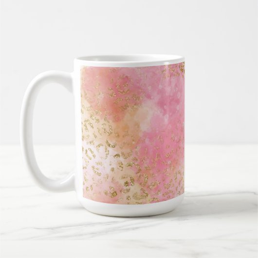 Leopard Paint Series Design 13 Kaffeetasse (Links)