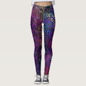 Leopard Paint Series Design 16 Leggings (Vorderseite)