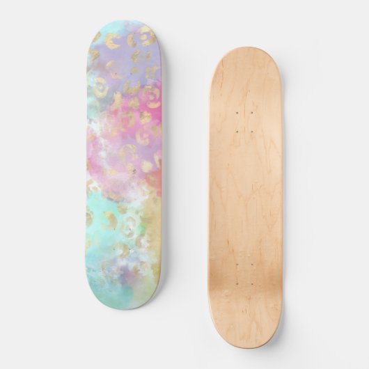 Leopard Paint Series Design 2 Skateboard (Vorderseite)