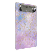 Leopard Paint Series Design 3 Mini Klemmbrett (Schrägansicht)