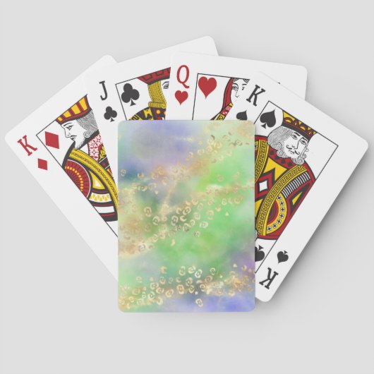 Leopard Paint Series Design 4 Spielkarten (Rückseite)