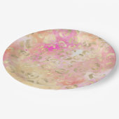 Leopard Paint Series Design 5 Pappteller (Schrägansicht)