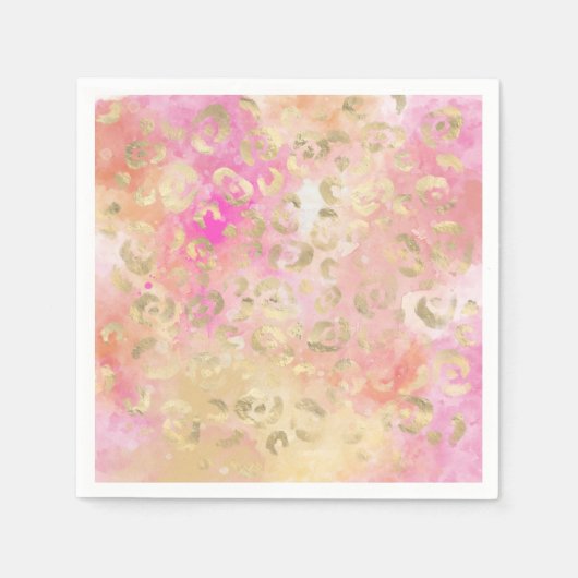 Leopard Paint Series Design 5 Serviette (Vorderseite)