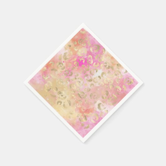 Leopard Paint Series Design 5 Serviette (Ecke)