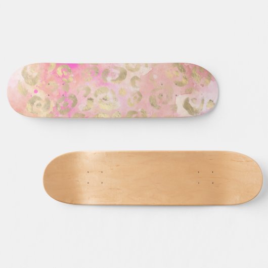 Leopard Paint Series Design 5 Skateboard (Horizontal)