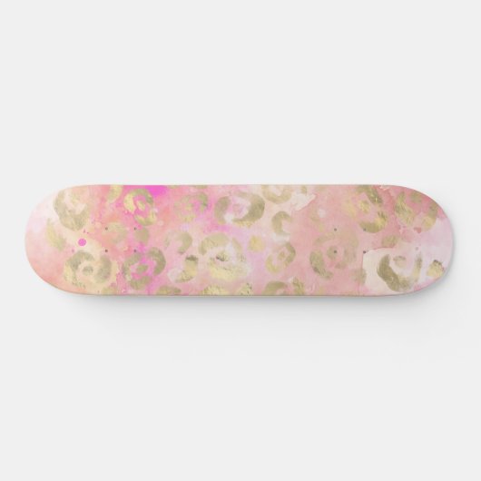 Leopard Paint Series Design 5 Skateboard (Horizontal)