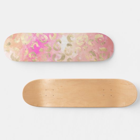 Leopard Paint Series Design 5 Skateboard (Horizontal)