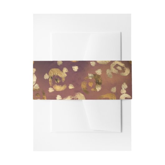 Leopard Paint Series Design 7 Einladungsbanderole (Vorderseite Beispiel)