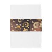 Leopard Paint Series Design 7 Einladungsbanderole (Rückseitenbeispiel)
