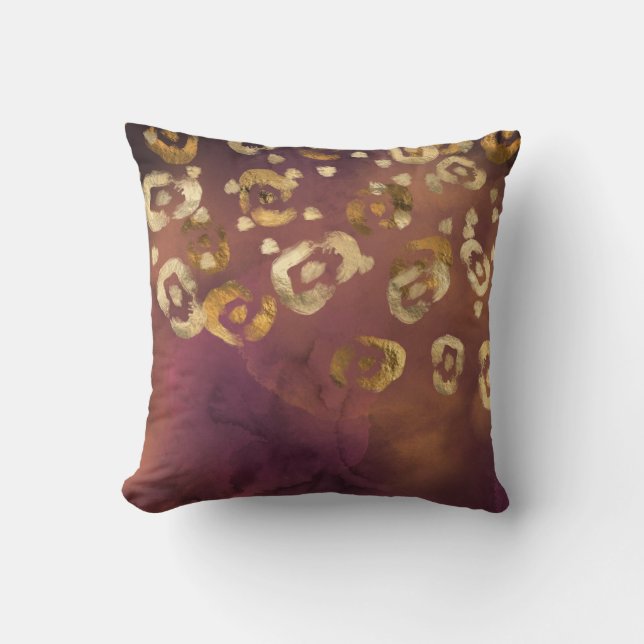 Leopard Paint Series Design 7 Kissen (Vorderseite)