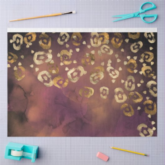 Leopard Paint Series Design 7 Seidenpapier (Basteln)