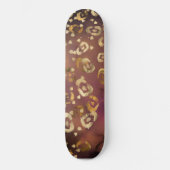 Leopard Paint Series Design 7 Skateboard (Vorderseite)