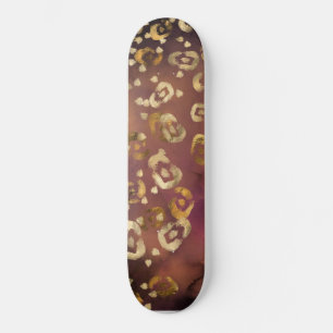 Leopard Paint Series Design 7 Skateboard