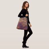 Leopard Paint Series Design 7 Tragetaschen Mit Langen Trägern (Am Model)