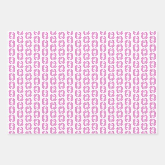 Leopard Pairs Wrapping Paper Geschenkpapier Set (Vorderseite 3)