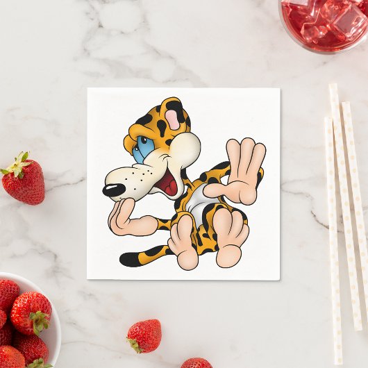 Leopard Paper Napkins Serviette