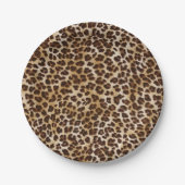 Leopard Paper Plate Pappteller (Vorderseite)