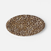 Leopard Paper Plate Pappteller (Schrägansicht)