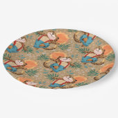 Leopard Pappteller (Schrägansicht)