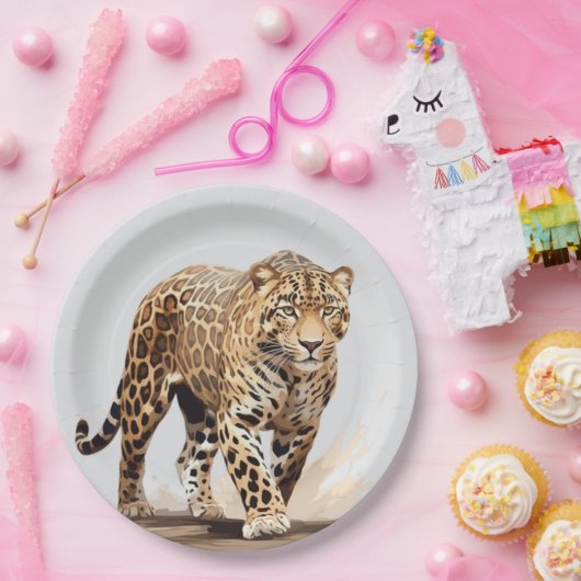Leopard Pappteller (Party)