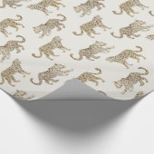 Leopard-Parade Geschenkpapier (Ecke)