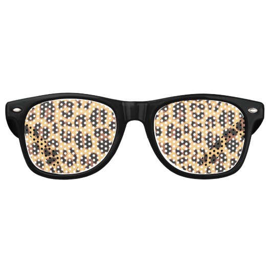 Leopard Party Glasses Partybrille (Vorderseite)